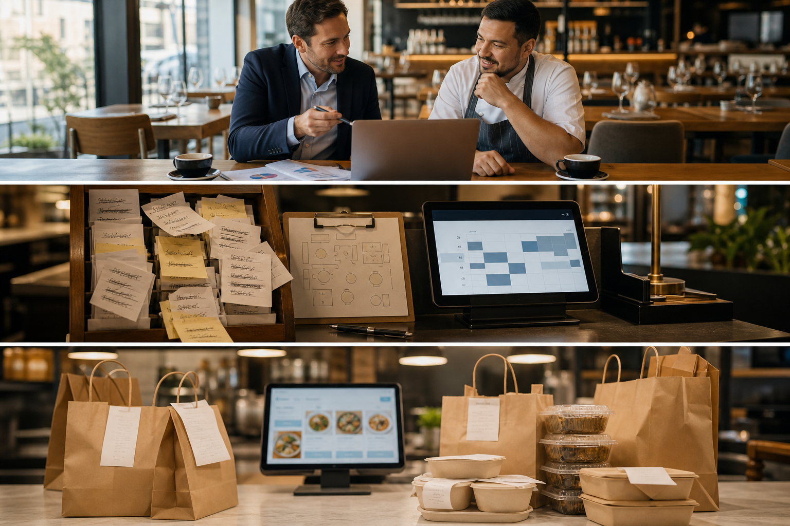 Pedidos takeaway directos preparados para recogida desde un canal propio de restaurante