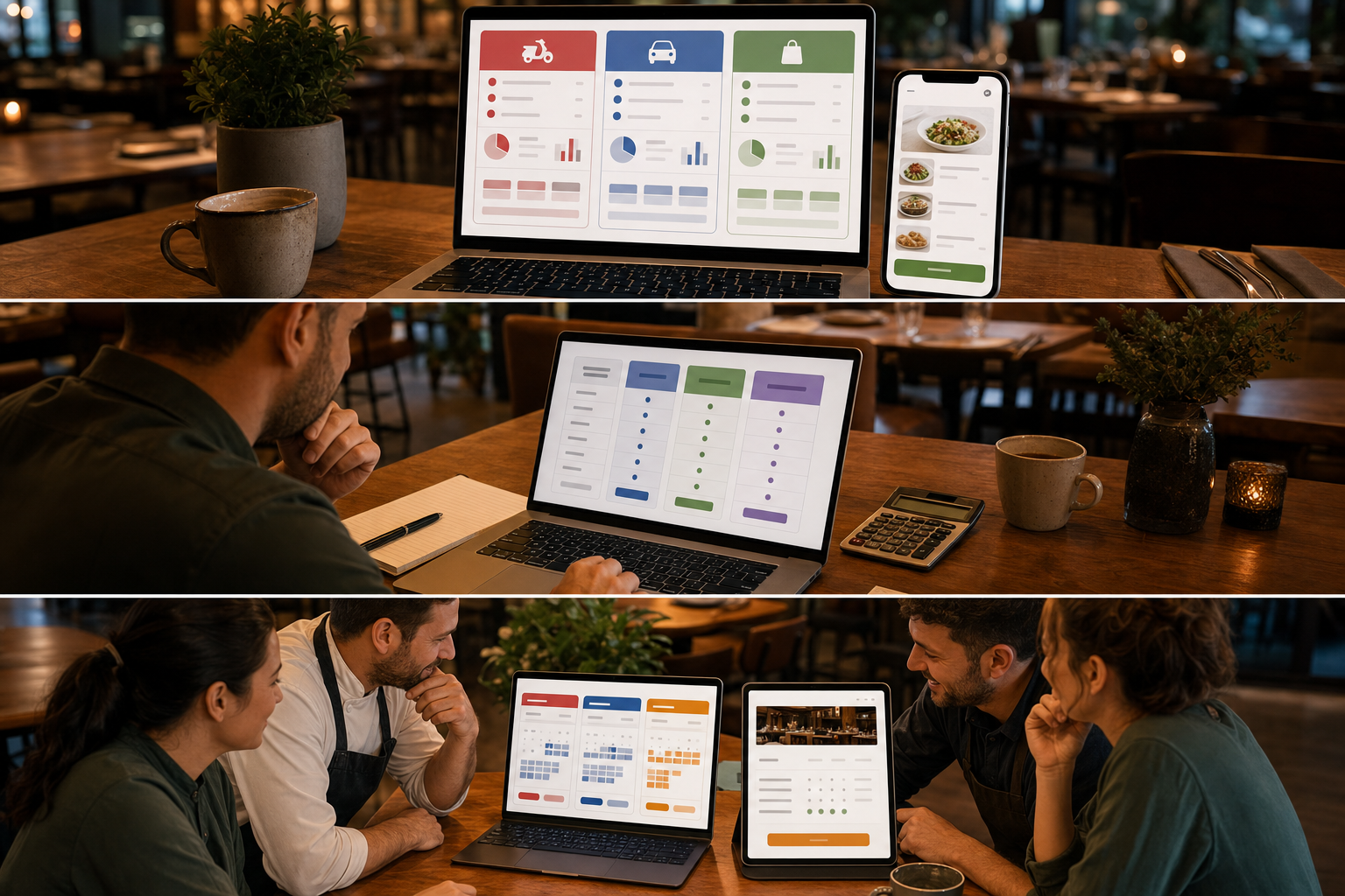Comparativa visual entre plataformas de pedidos y canal directo para restaurantes